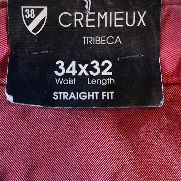 Reduced NWT Mens Cremieux Straight fit jeans tags say 34x32 measures 36 - Picture 7 of 9